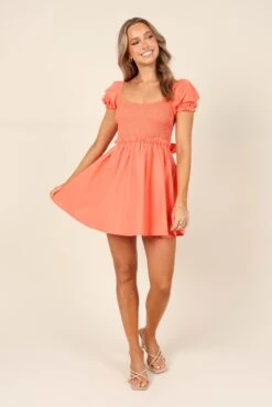 Ineda Dress - Orange -Fashion Dress petal and pup usa dresses ineda dress orange 32181950644401