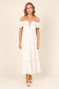 Janelle Dress - White -Fashion Dress petal and pup usa dresses janelle dress white 32020556415153