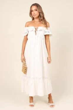 Janelle Dress - White -Fashion Dress petal and pup usa dresses janelle dress white 32020556546225