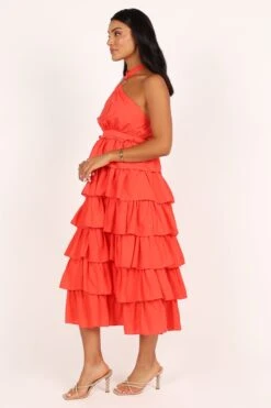 Jojo Midi Dress - Bright Punch -Fashion Dress petal and pup usa dresses jojo maxi dress bright punch 33446704119985