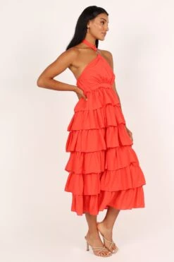 Jojo Midi Dress - Bright Punch -Fashion Dress petal and pup usa dresses jojo maxi dress bright punch 33446704185521