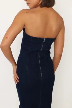 Jojo Strapless Maxi Dress - Dark Denim -Fashion Dress petal and pup usa dresses jojo strapless maxi dress dark denim 33951042797745