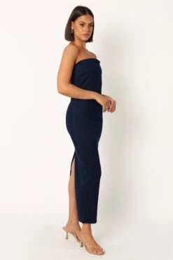 Jojo Strapless Maxi Dress - Dark Denim -Fashion Dress petal and pup usa dresses jojo strapless maxi dress dark denim 33951042928817