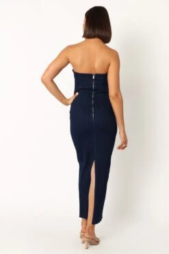 Jojo Strapless Maxi Dress - Dark Denim -Fashion Dress petal and pup usa dresses jojo strapless maxi dress dark denim 33951042961585