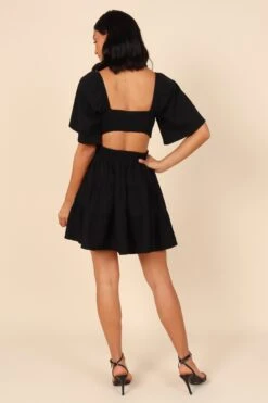 Jordyn Cut Out Mini Dress - Black -Fashion Dress petal and pup usa dresses jordyn cut out mini dress black 32041107488945