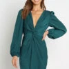 Kataleya Dress - Emerald -Fashion Dress petal and pup usa dresses kataleya dress emerald 29995936841905