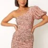 Khloe Mini Dress - Rose -Fashion Dress petal and pup usa dresses khloe mini dress rose 33916229648561