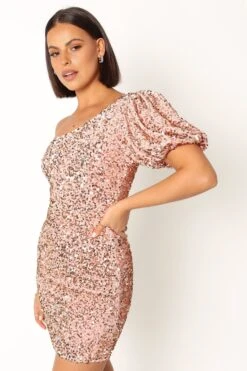 Khloe Mini Dress - Rose 13 Khloe Mini Dress - Rose -Fashion Dress petal and pup usa dresses khloe mini dress rose 33916229714097