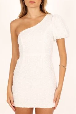 Khloe Mini Dress - White -Fashion Dress petal and pup usa dresses khloe mini dress white 33815350411441