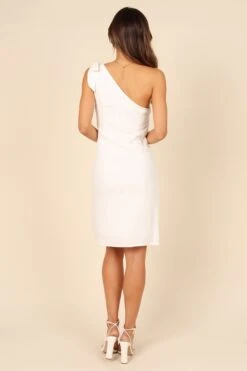 Kinley One Shoulder Dress - White -Fashion Dress petal and pup usa dresses kinley one shoulder dress white 32164323983537