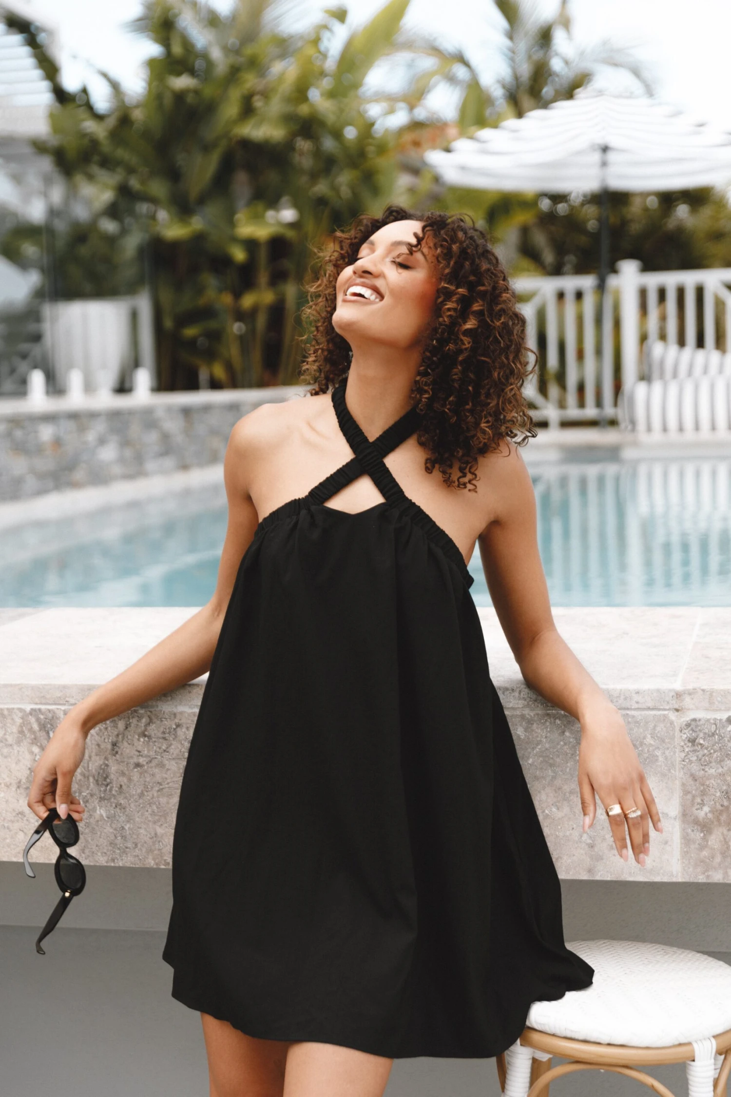 Lara Mini Dress - Black 4 Lara Mini Dress - Black - Image 2