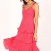 Lillian Midi Dress - Pink -Fashion Dress petal and pup usa dresses lillian midi dress pink 33612354420913