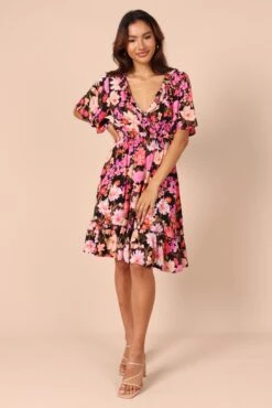 Lyris Mini Dress - Purple -Fashion Dress petal and pup usa dresses lyris mini dress purple 32314780876977