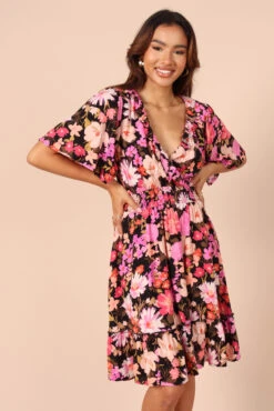 Lyris Mini Dress - Purple