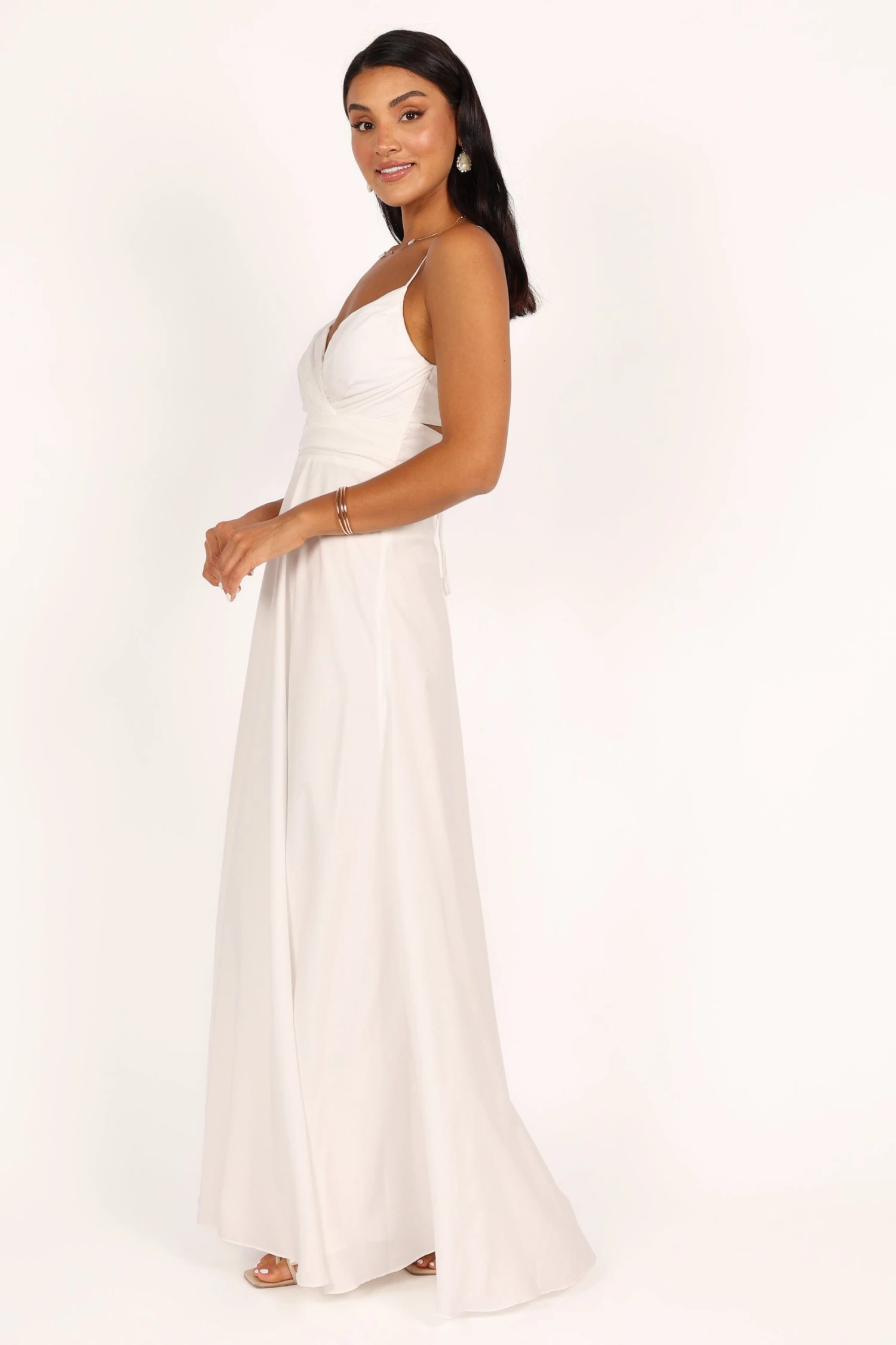 Manda Maxi Dress - Off White 7 Manda Maxi Dress - Off White - Image 5