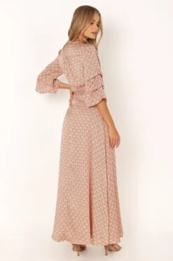 Margot Wrap Maxi Dress - Orange Print 18 Margot Wrap Maxi Dress - Orange Print -Fashion Dress petal and pup usa dresses margot wrap maxi dress orange print 33928701575345