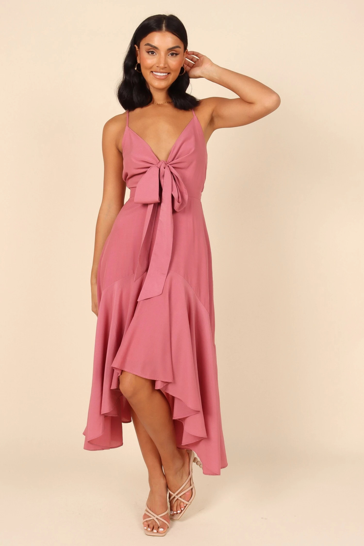 Mariana High Low Dress - Rose 3 Mariana High Low Dress - Rose
