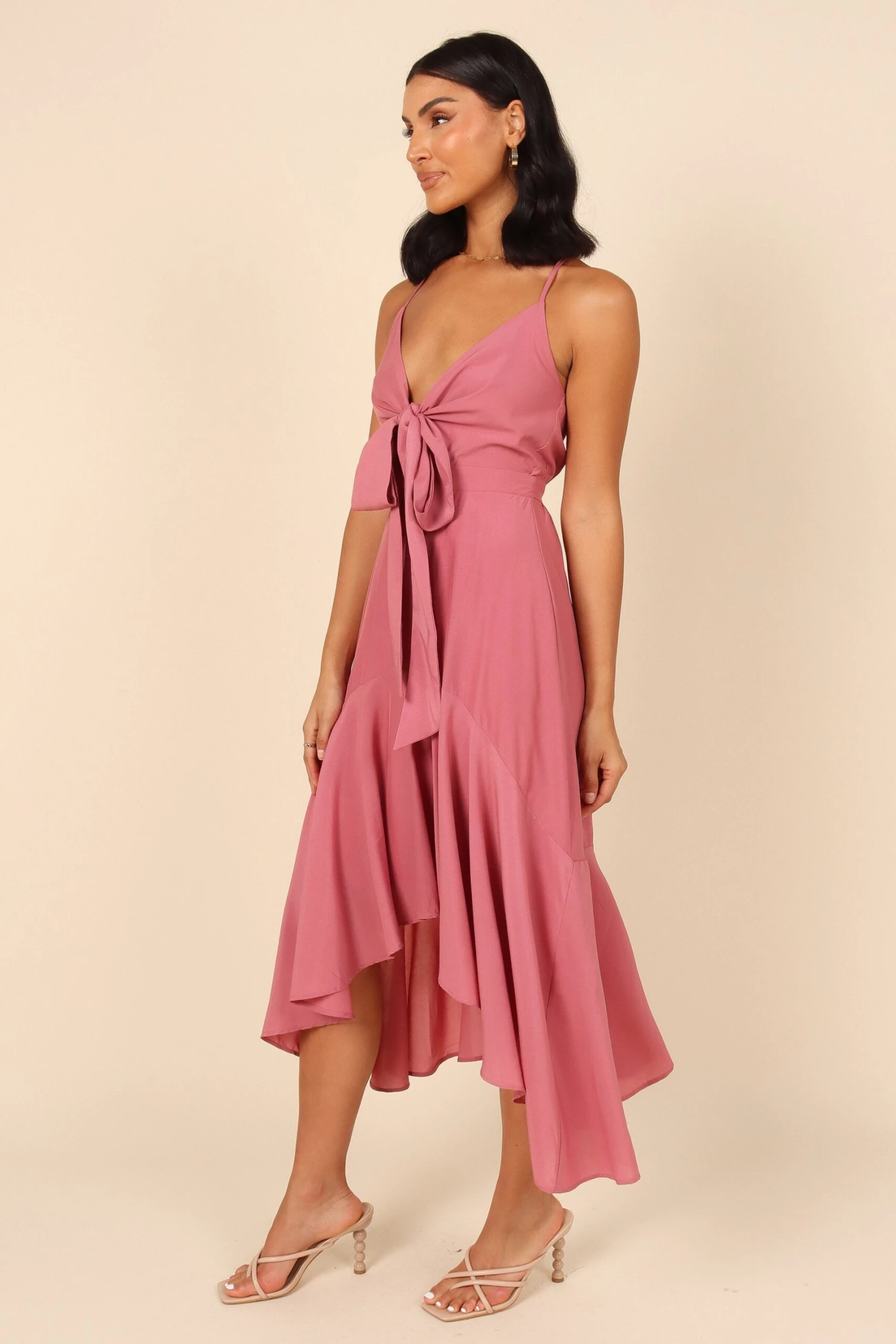 Mariana High Low Dress - Rose 6 Mariana High Low Dress - Rose - Image 4