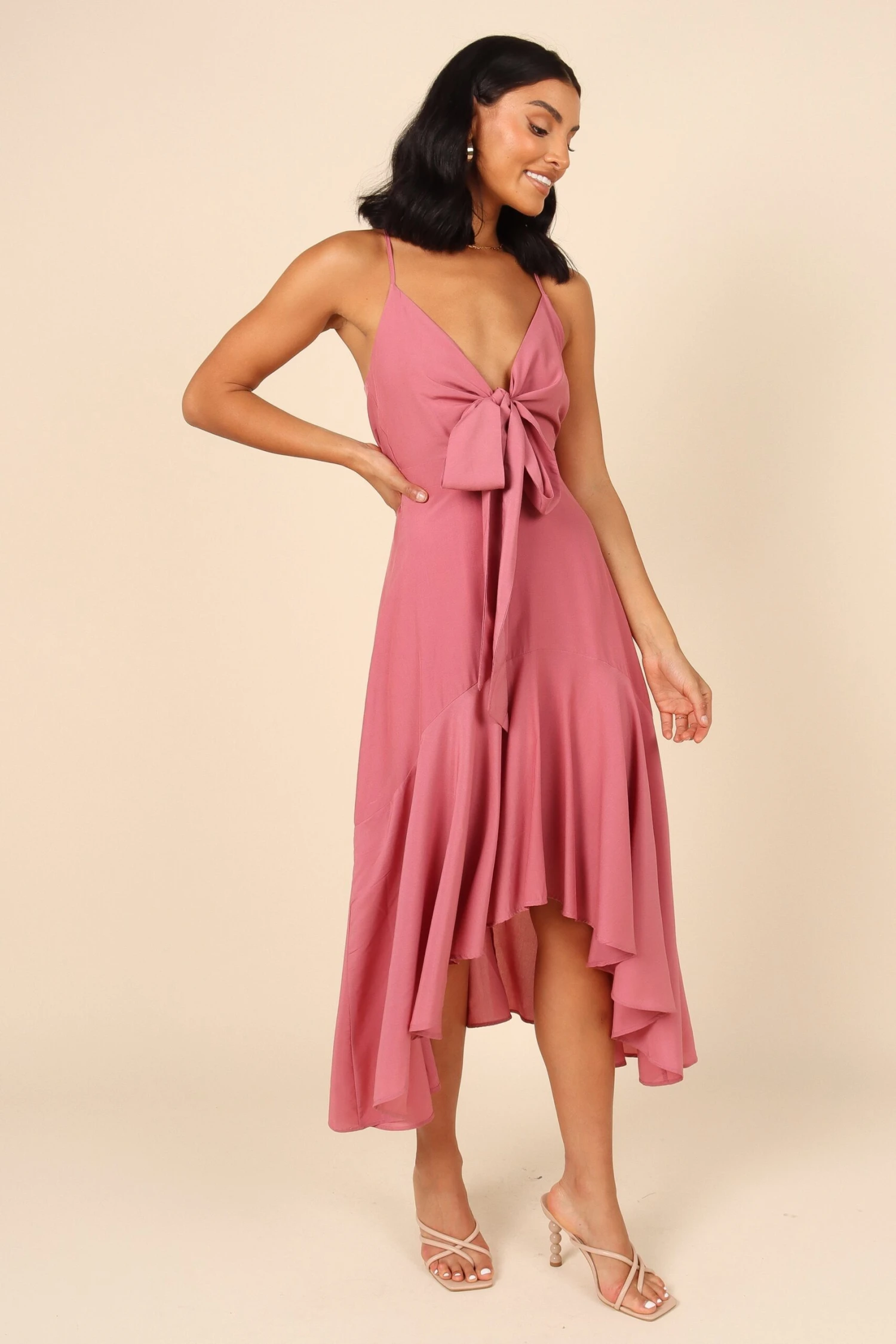 Mariana High Low Dress - Rose 8 Mariana High Low Dress - Rose - Image 6