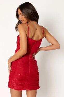 Mia Mini Dress - Wine -Fashion Dress petal and pup usa dresses mia mini dress wine 34024228913329