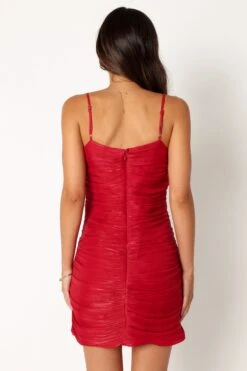 Mia Mini Dress - Wine -Fashion Dress petal and pup usa dresses mia mini dress wine 34024229011633