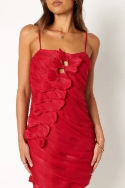 Mia Mini Dress - Wine -Fashion Dress petal and pup usa dresses mia mini dress wine 34024229044401