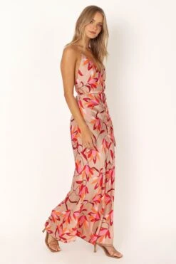 Mila Maxi Dress - Coral Print -Fashion Dress petal and pup usa dresses mila maxi dress coral print 33928704360625