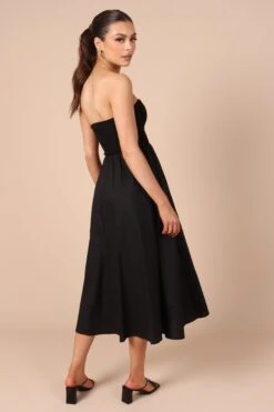 Molly Strapless Dress - Black -Fashion Dress petal and pup usa dresses molly strapless dress black 32213985198257