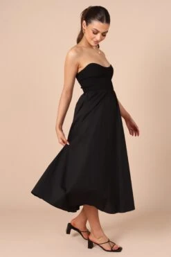 Molly Strapless Dress - Black -Fashion Dress petal and pup usa dresses molly strapless dress black 32213985231025