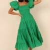 Morgan Tiered Dress - Green 1 Morgan Tiered Dress - Green -Fashion Dress petal and pup usa dresses morgan tiered dress green 32066632614065