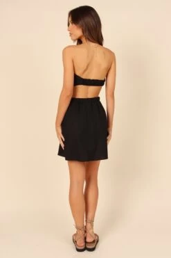 Nandita Mini Cutout Dress - Black -Fashion Dress petal and pup usa dresses nandita mini cutout dress black 32066633269425
