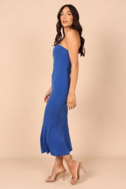 Nathalia Strapless Cutout Maxi Dress - Navy -Fashion Dress petal and pup usa dresses nathalia strapless cutout maxi dress navy 32187010220209
