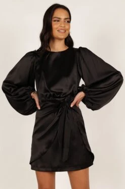 Opal Dress - Black -Fashion Dress petal and pup usa dresses opal dress black 33351111508145