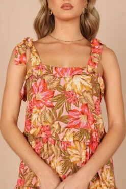 Pissaro Bow Sleeve Maxi Dress - Floral -Fashion Dress petal and pup usa dresses pissaro bow sleeve maxi dress floral 32265142599857