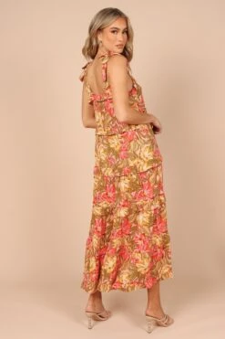 Pissaro Bow Sleeve Maxi Dress - Floral -Fashion Dress petal and pup usa dresses pissaro bow sleeve maxi dress floral 32265142632625