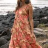 Pissaro Bow Sleeve Maxi Dress - Floral -Fashion Dress petal and pup usa dresses pissaro bow sleeve maxi dress floral 32269659406513