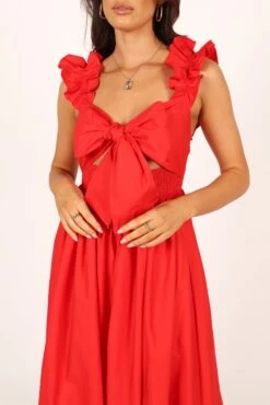 Pita Midi Dress - Red -Fashion Dress petal and pup usa dresses pita midi dress red 33752444862641