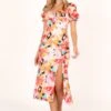 Posie Midi Dress - Pink Floral 2 Posie Midi Dress - Pink Floral -Fashion Dress petal and pup usa dresses posie midi dress pink floral 33715459981489