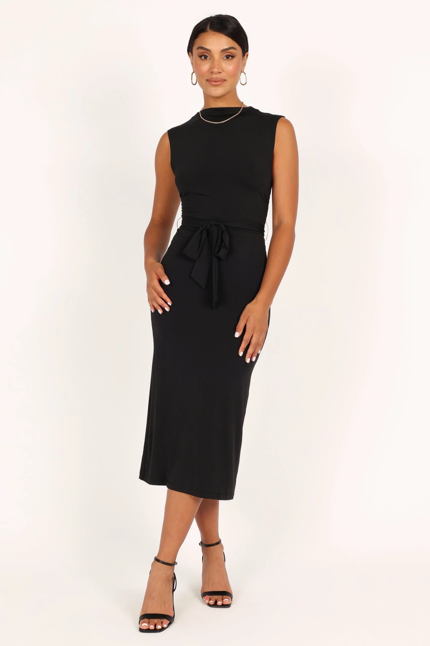 Reeves Midi Dress - Black 8 Reeves Midi Dress - Black - Image 6