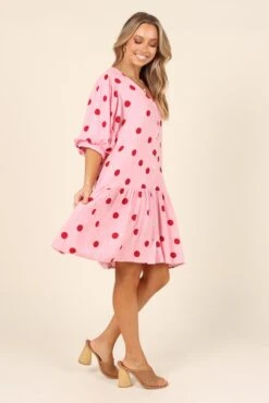 Regina Dress - Pink -Fashion Dress petal and pup usa dresses regina dress pink 31923417284785