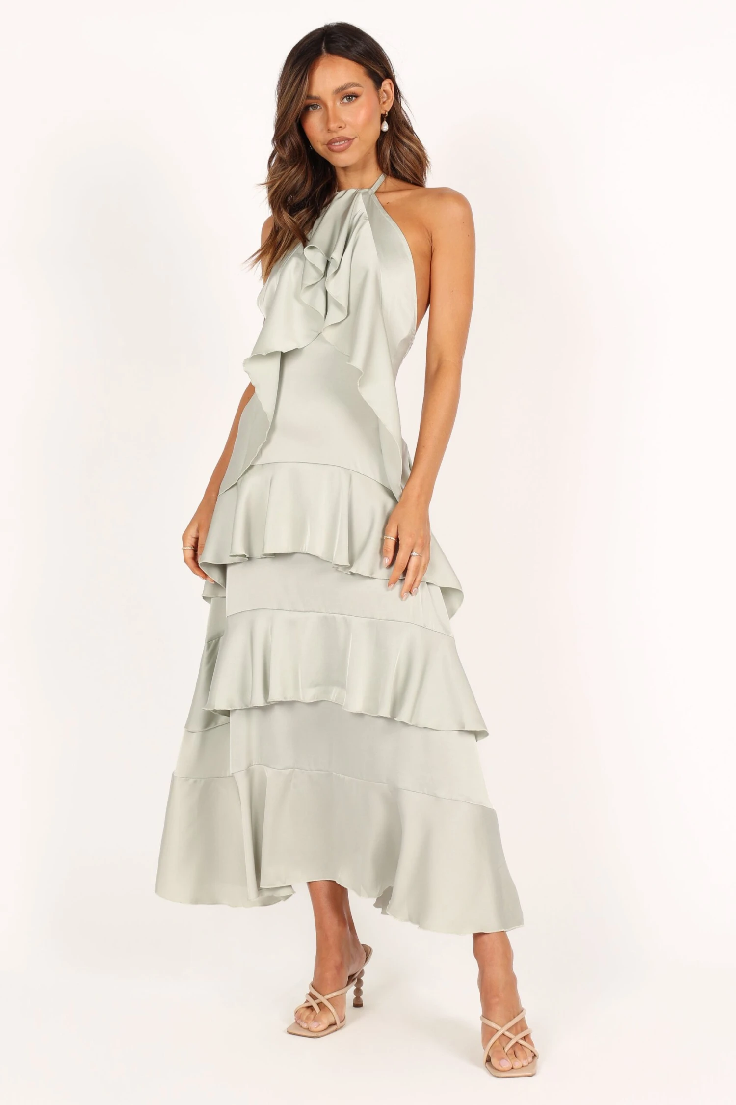 Rhean Maxi Dress - Sage 8 Rhean Maxi Dress - Sage - Image 6
