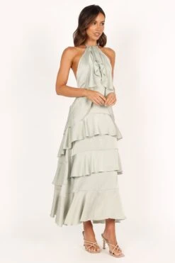Rhean Maxi Dress - Sage 12 Rhean Maxi Dress - Sage -Fashion Dress petal and pup usa dresses rhean maxi dress sage 33453844365489