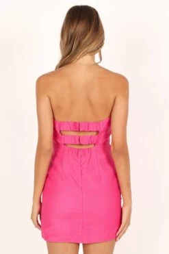 Rosa Strapless Mini Dress - Pink -Fashion Dress petal and pup usa dresses rosa strapless mini dress pink 33712110076081