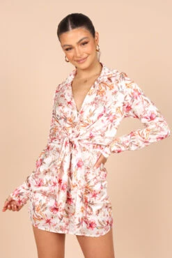 Ruby Alani Dress - White Floral