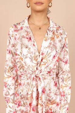 Ruby Alani Dress - White Floral -Fashion Dress petal and pup usa dresses ruby alani dress white floral 32396370051249