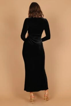 Sarine Long Sleeve Maxi Dress - Black -Fashion Dress petal and pup usa dresses sarine long sleeve maxi dress black 32589063585969