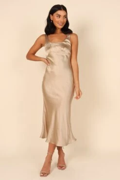 Sawyer Midi Dress - Gold