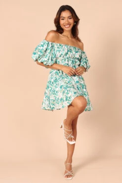 Shelly Dress - Blue Floral -Fashion Dress petal and pup usa dresses shelly dress blue floral 32314805452977