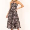 Shena Midi Dress - Black Multi -Fashion Dress petal and pup usa dresses shena midi dress black multi 33856922615985