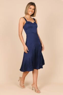 Siobhan Midi Dress - Navy -Fashion Dress petal and pup usa dresses siobhan midi dress navy 32396384764081